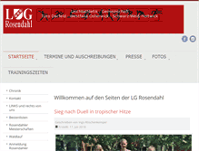 Tablet Screenshot of lg-rosendahl.de